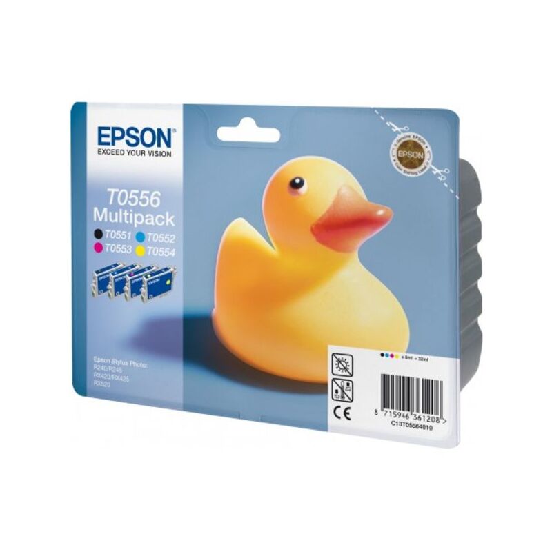 Epson T05564010 Tintenpatronen Multipack, cyan, gelb, magenta, schwarz - 8715946361208_01_ow