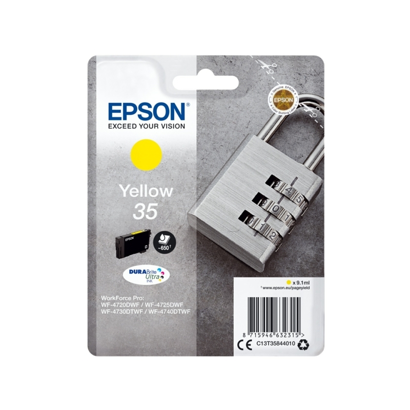 Epson T358440 cartouche d'encre, jaune 