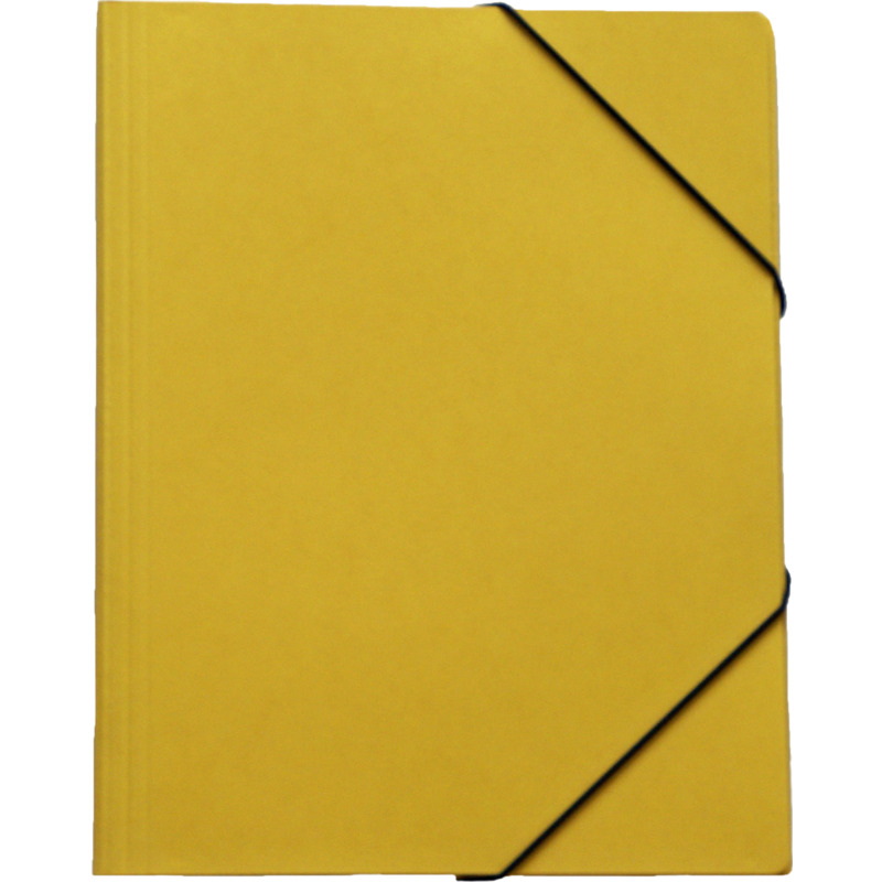 Erola dossier en carton, A4, lisse, jaune 