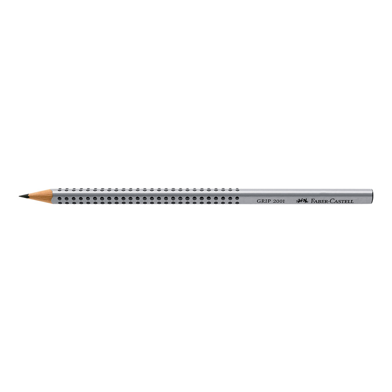 Faber-Castell crayon Grip 2001, 1.4 mm, HB, argenté - 4005401170006_01_ow