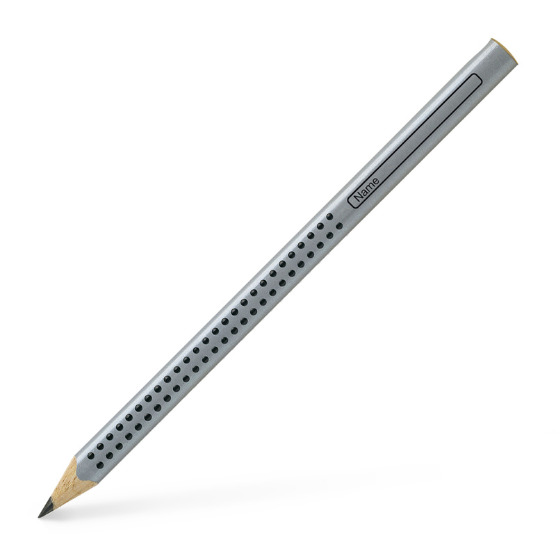 Faber-Castell crayon Jumbo Grip, B, argenté - 4005401119005_01_ow