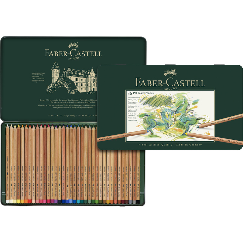 36 pièces crayons de couleur dans un étui en bois avec livre de