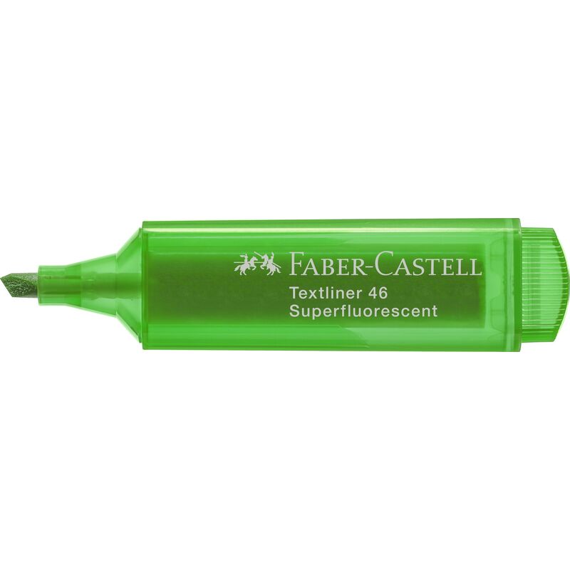 Faber-Castell Leuchtstift 46 Superfluorescent, grün - 4005401546634_01_ow