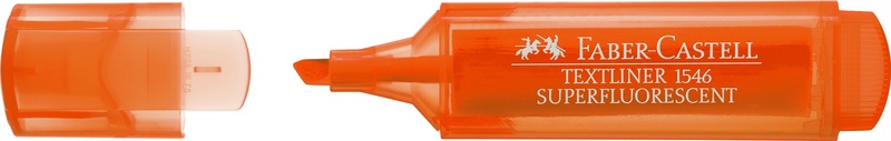 Faber-Castell Leuchtstift 46 Superfluorescent, orange - 4005401546153_01