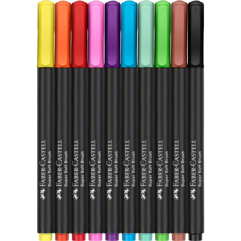 Faber-Castell Crayon feutre Métalliques 1.5 mm, Doré/Argenté