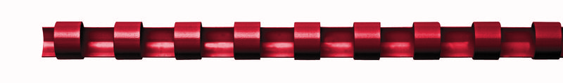 Fellowes anneaux de reliure plastique 12 mm, rouge - 77511533020_01_ow
