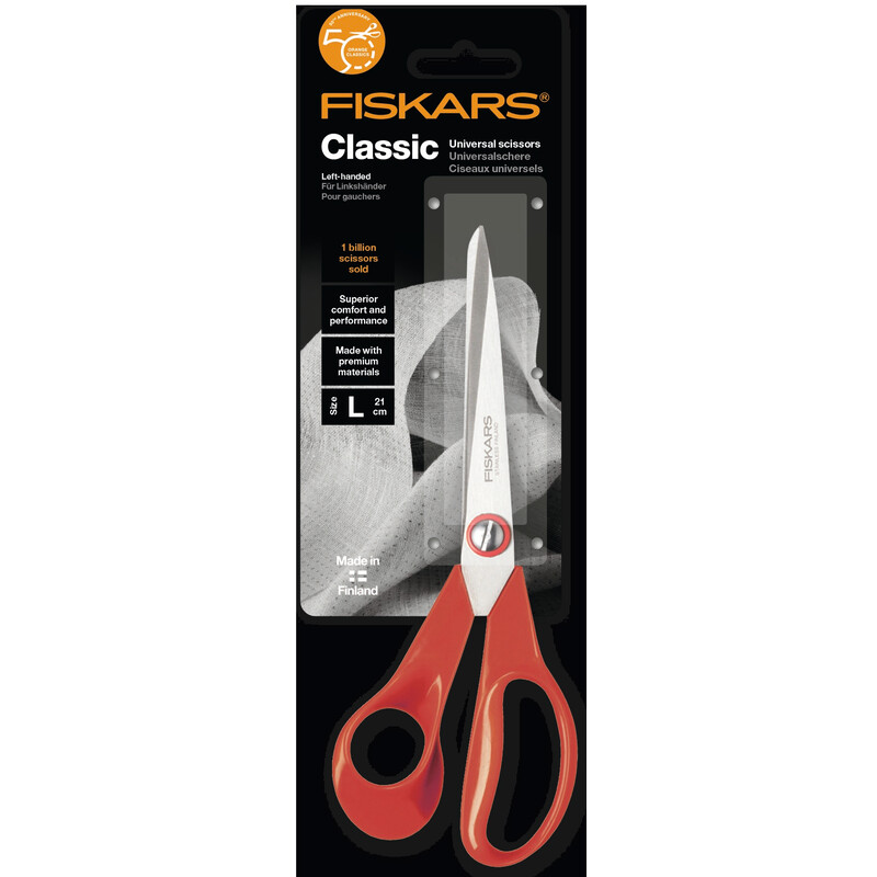 Fiskars ciseaux Classic, pour gauchers, 21 cm 