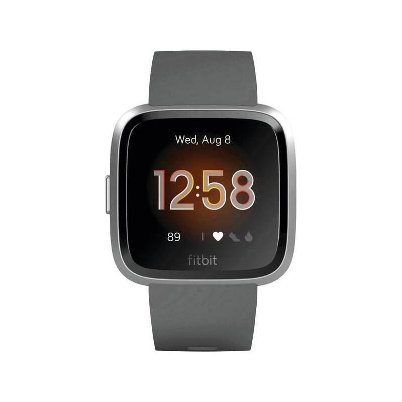 Fitbit Versa Lite montre connectée, gris anthracite/argenté - 811138034085_02_ow