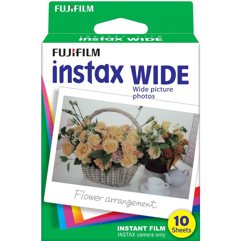 FUJIFILM Instax Sofortbildfilm, Color, 10 Blatt - 4547410173765_01_ow