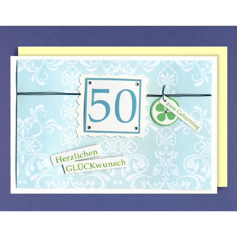 Geburtstagskarte zum 50.