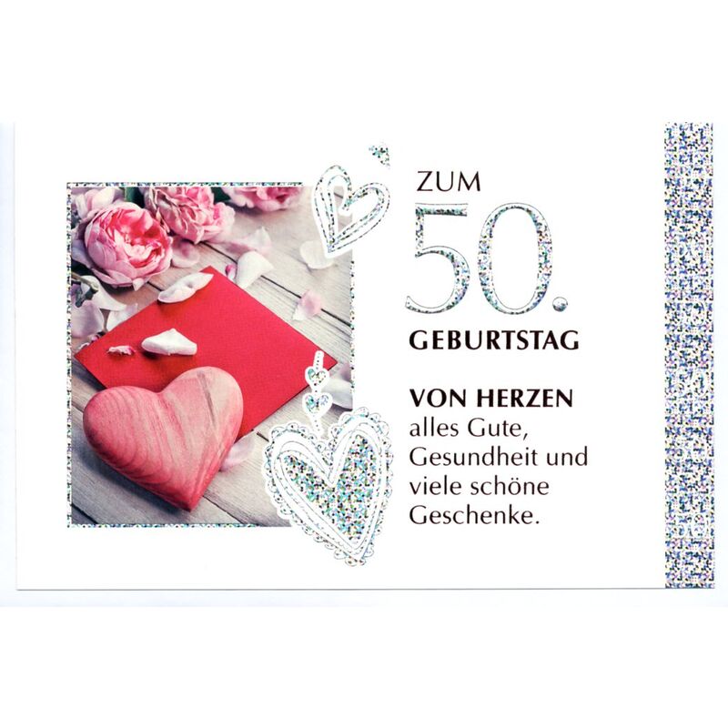 Geburtstagskarte zum 50.