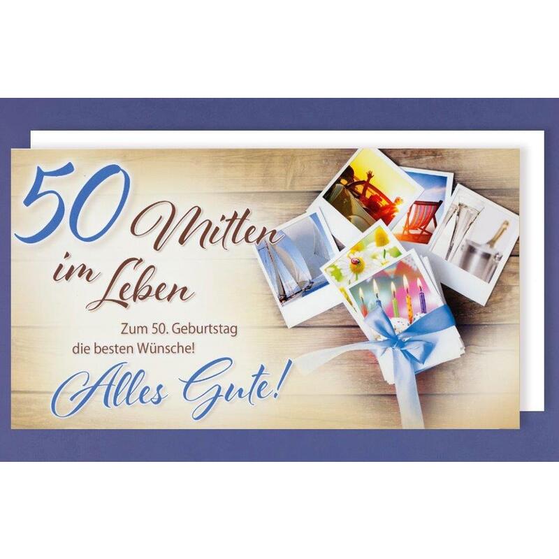 Geburtstagskarte zum 50.