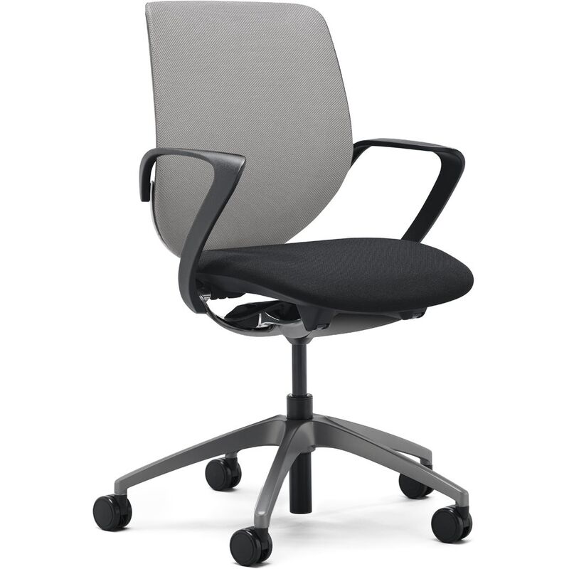 Giroflex 313 chaise de bureau, noir, gris - 7630006748519_01_ow