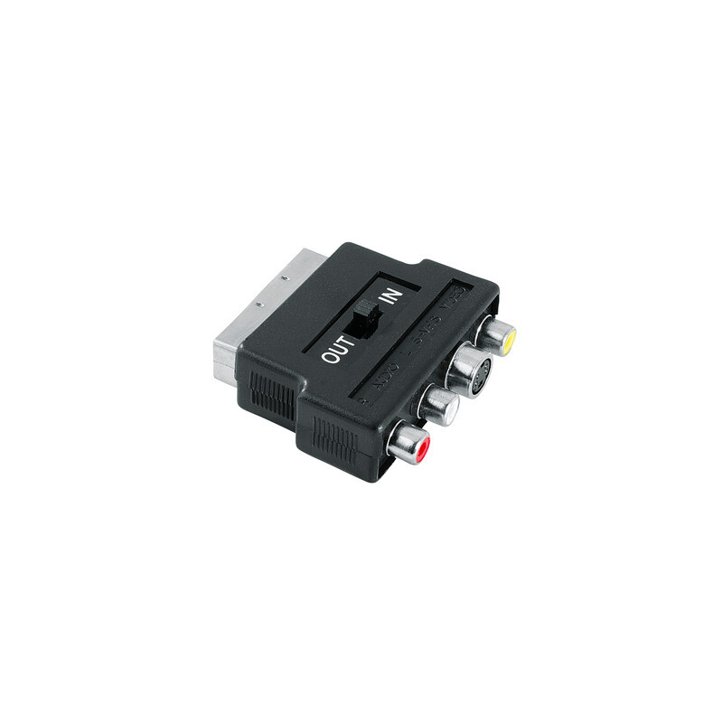 HAMA Audio-Adapter, 3,5-mm-Klinken-Kupplung - 6,3-mm-Klinken-Stecker, Stereo - 4047443194497_01_ow