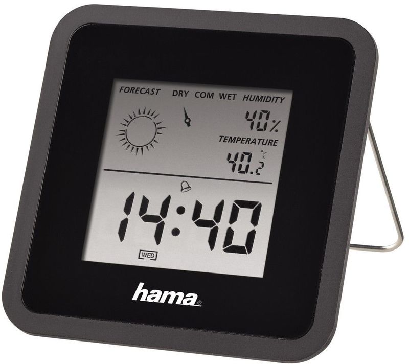 HAMA Thermo-/Hygrometer TH-50, schwarz - 4047443184344_01_ow