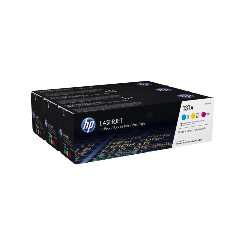 HP 131A (U0SL1AM) Toner Multipack, cyan, gelb, magenta - 888182055885_01_ow