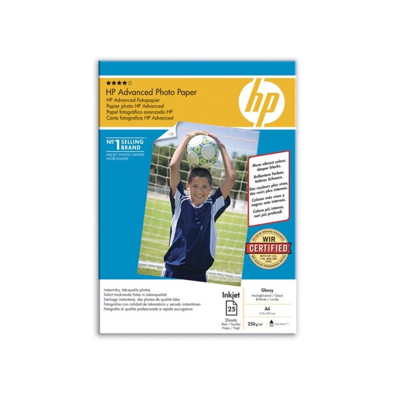 HP Advanced papier photo, A4, 250 g/m², oberflaeche_hochglanz - 882780349551_01_ow