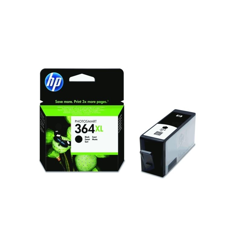 HP Cartouches d'encres noire et couleurs N°364 
