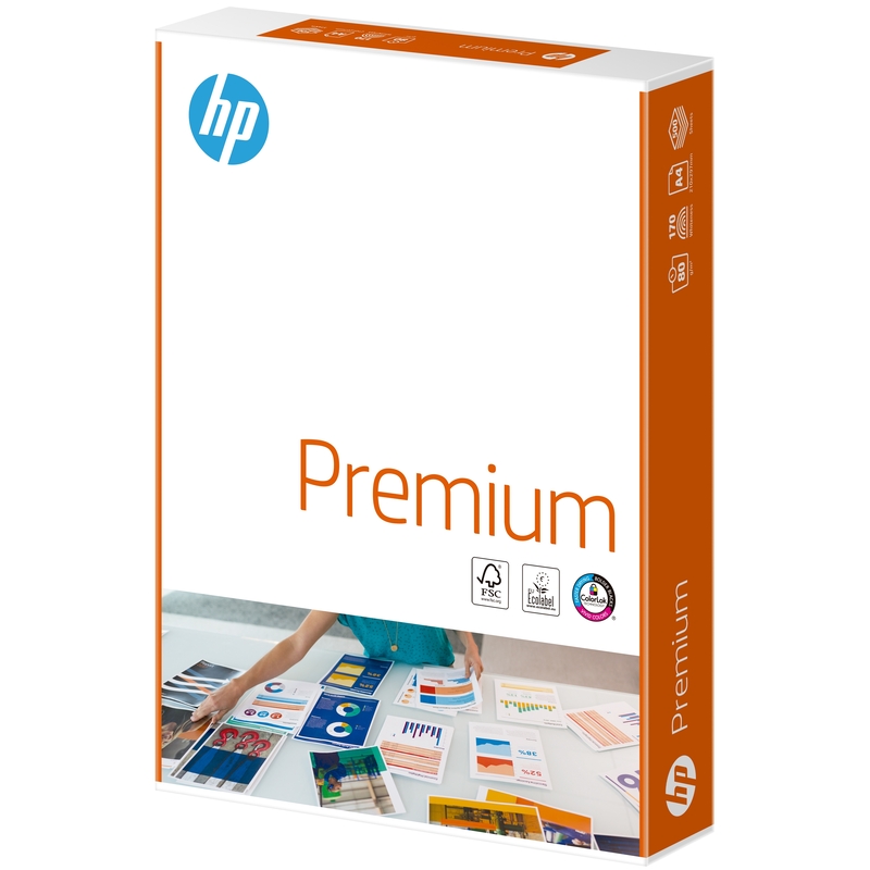 HP Premium Papier, A4, 80 g/m² - 3141725005585_01_ow