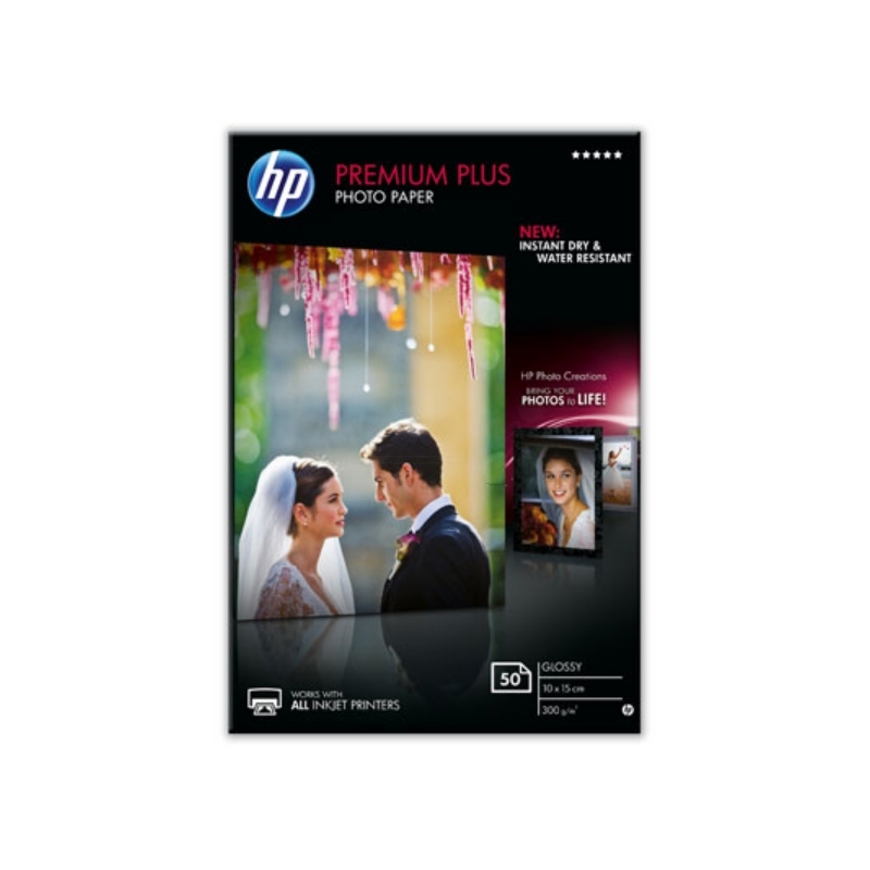 HP Premium Plus Fotopapier, 10 x 15 cm, 300 g/m², glanz - 886111408757_01_ow