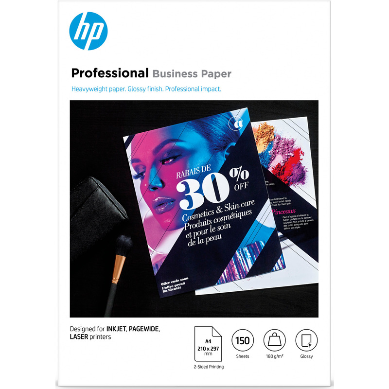 HP Professional Business Papier, A4, 180 g/m² - 192545168397_01_ow