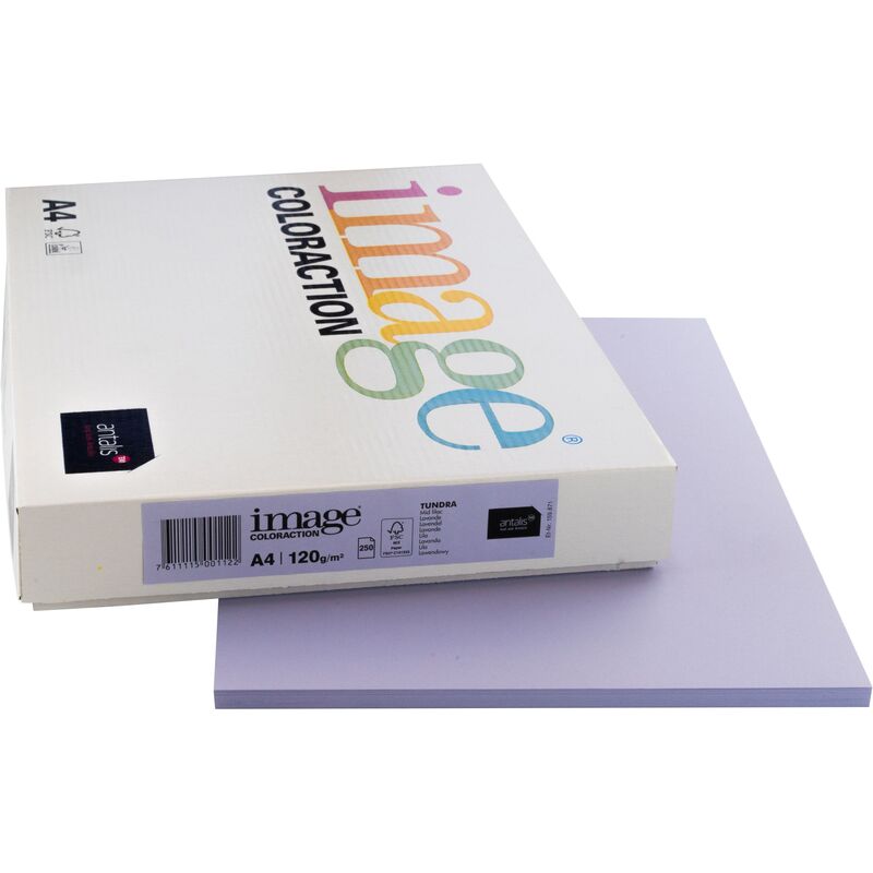 Image Coloraction Papier farbig, A4, 120 g/m2, Tundra lavendel - 7611115001122_01_ow