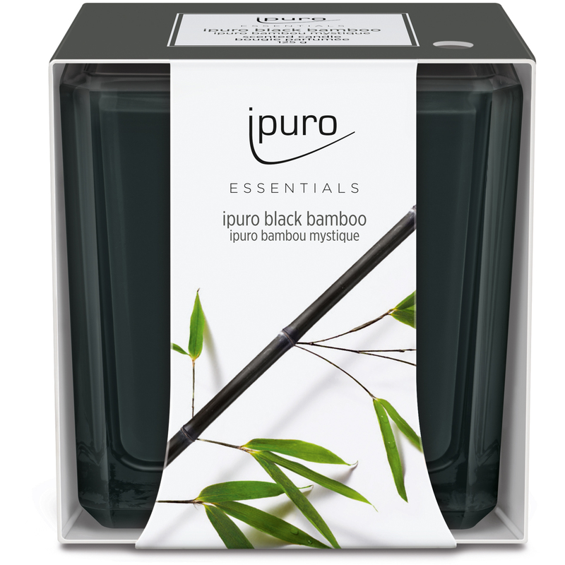 ipuro bougie parfumée Essentials, 125 g, black_bamboo_schwarz - 4051281984448_01_ow