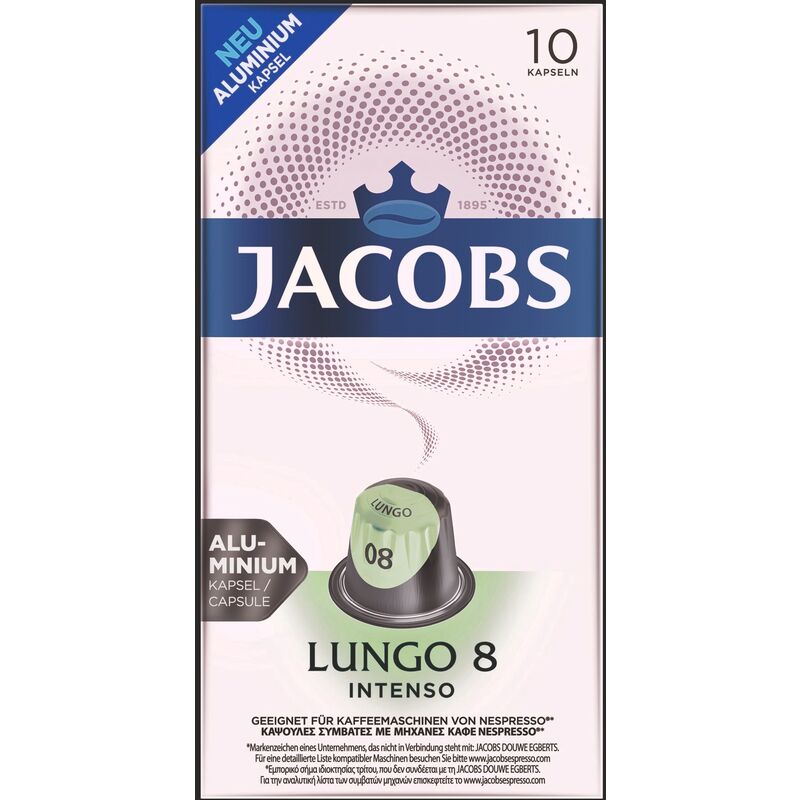 Jacobs Kapseln Lungo 8 Intenso, 10 Stück - 8711000371244_01_ow
