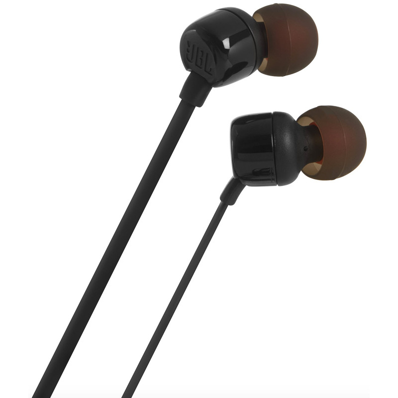 Kopfhörer, JBL mit Kabel, schwarz T110 In-Ear