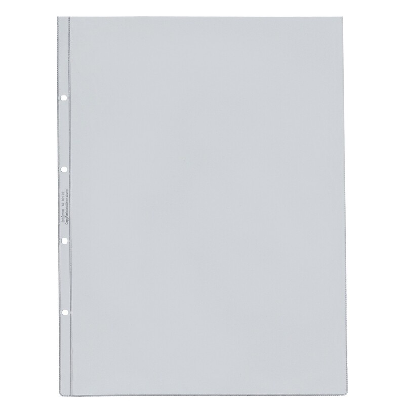Cora Pochettes transparentes perforées A4 21x29,7 cm, 50 pochettes