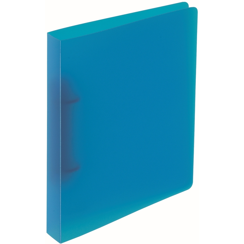 Kolma Ringbuch Easy, A5, 3 cm, blau/transparent - 7611967020807_01_ow