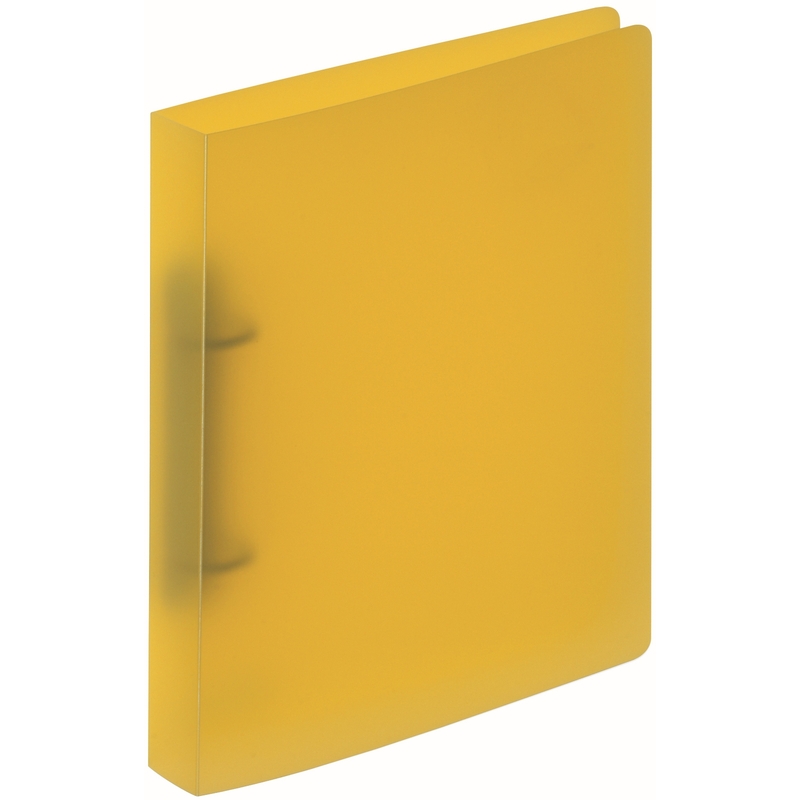 Kolma Ringbuch Easy, A5, 3 cm, gelb/transparent - 7611967020814_01_ow