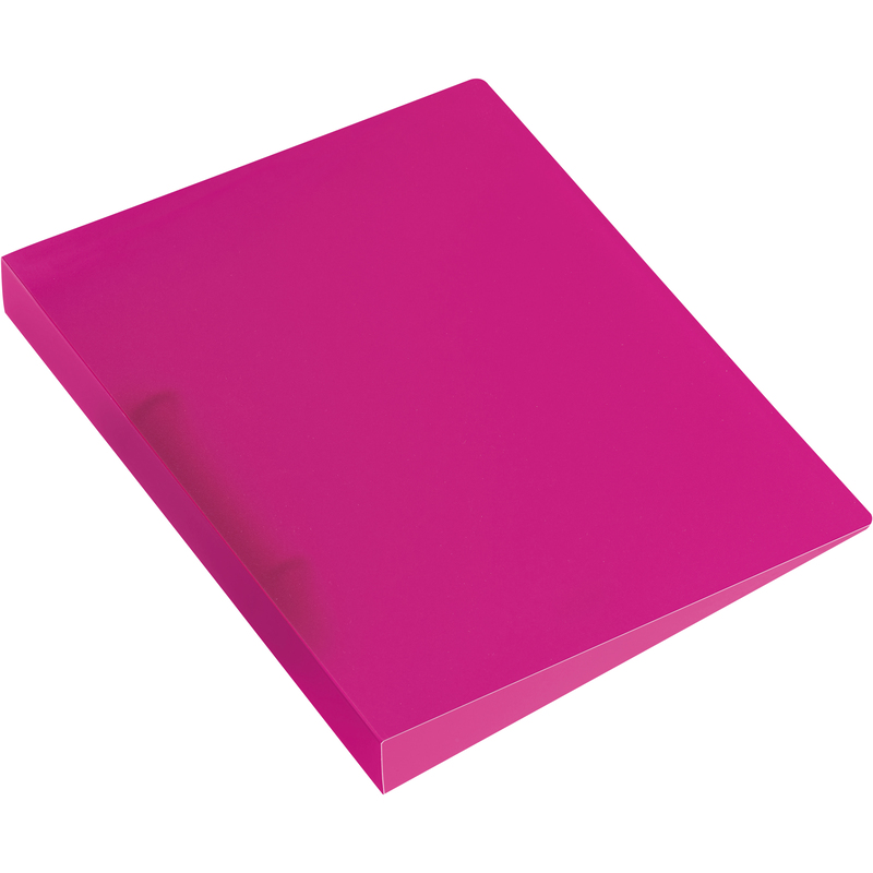 Kolma Ringbuch Easy, A5, 3 cm, pink/transparent - 7611967021439_01_ow
