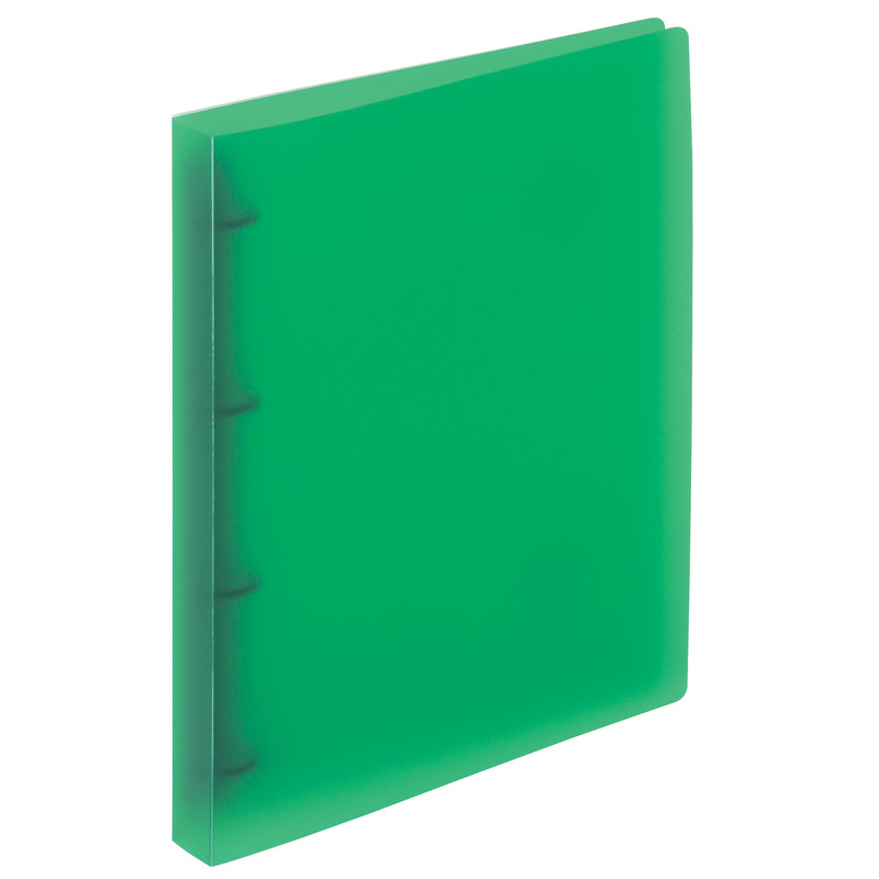 Kolma Zeigebuch Easy, 4-Ring, A4, 3 cm, grün transparent - 7611967020661_01_ow