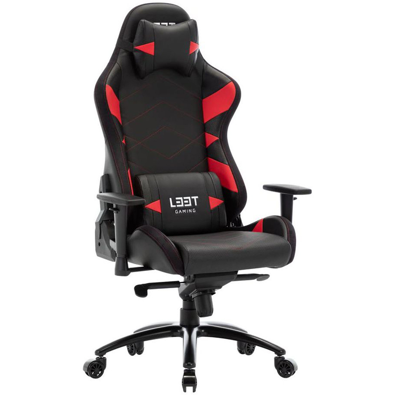 L33T Elite V4 chaise de jeu, noir, rouge - 5706470112902_02_ow