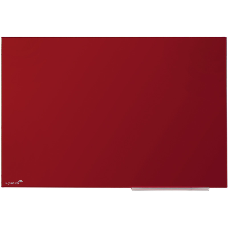Legamaster tableau aimanté en verre, rouge, 60 x 40 cm - 8713797078900_01_ow