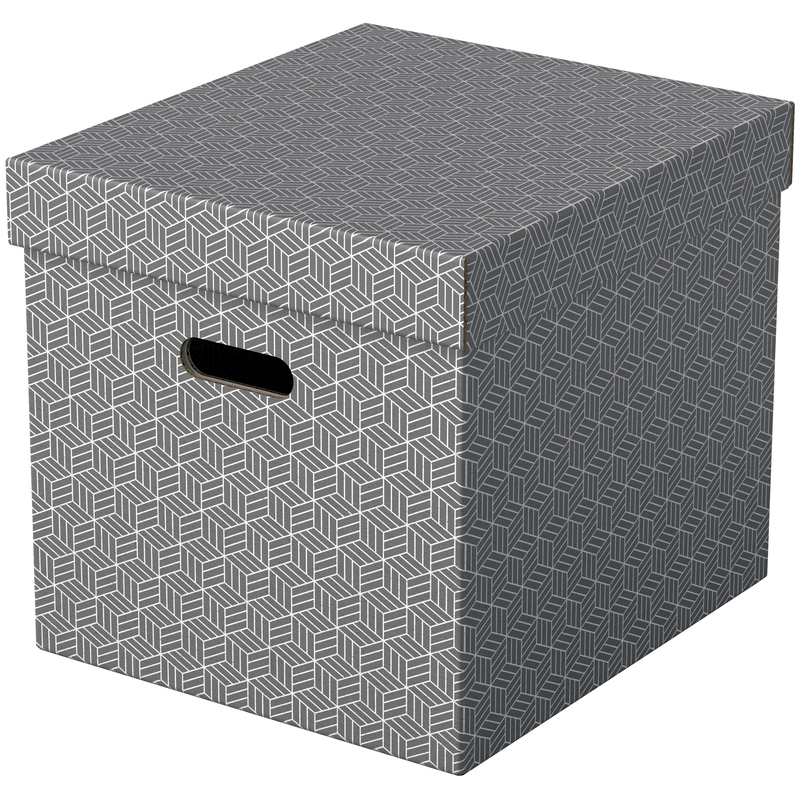 Leitz Aufbewahrungsbox Home Cube, 3 Stück, 31 l, grau - 4049793072340_01_ow