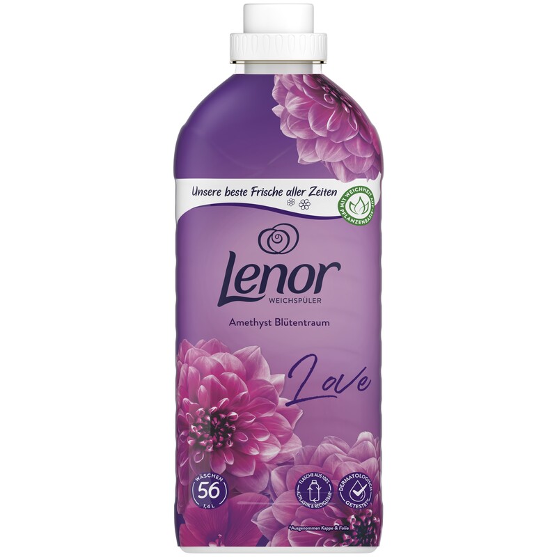 Lenor Lessive liquide Rêve de fleurs d'améthyste, 1.375 L