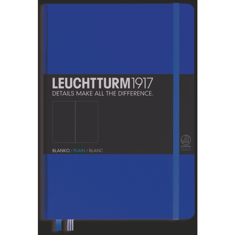 Leuchtturm1917 Notizbuch Medium, 145 x 210 mm, blanco, gelb - 4004117424885_01_ow