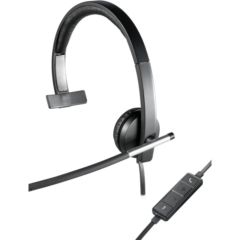 Logitech H650e USB Mono Headset, mit Kabel, schwarz - 5099206041189_01