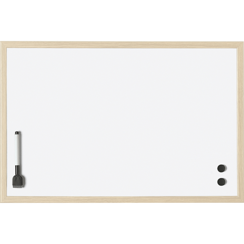 Magnetoplan tableau blanc avec cadre en bois, 40 x 30 cm, laquée 