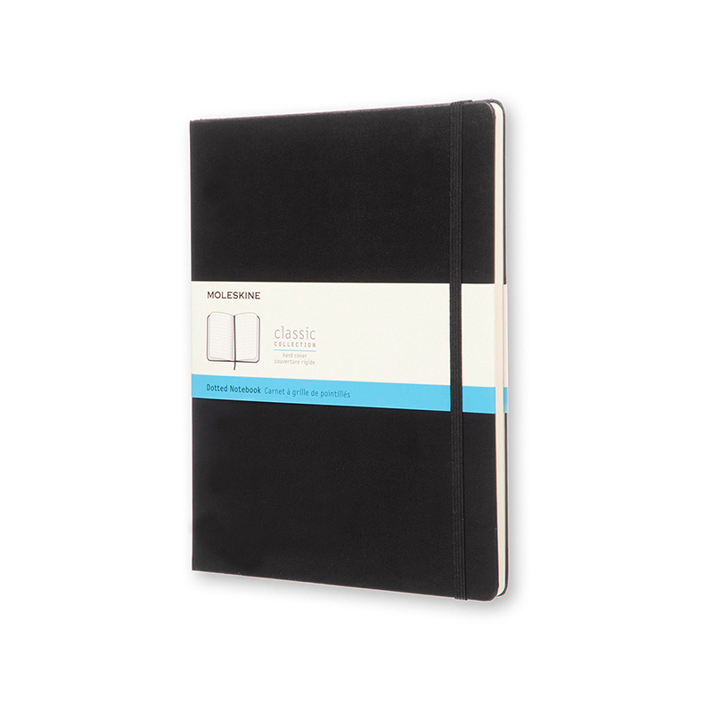 Moleskine Classic Notizbuch, Hardcover, 190 x 250 mm, gepunktet, schwarz - 8051272892727_01_ow
