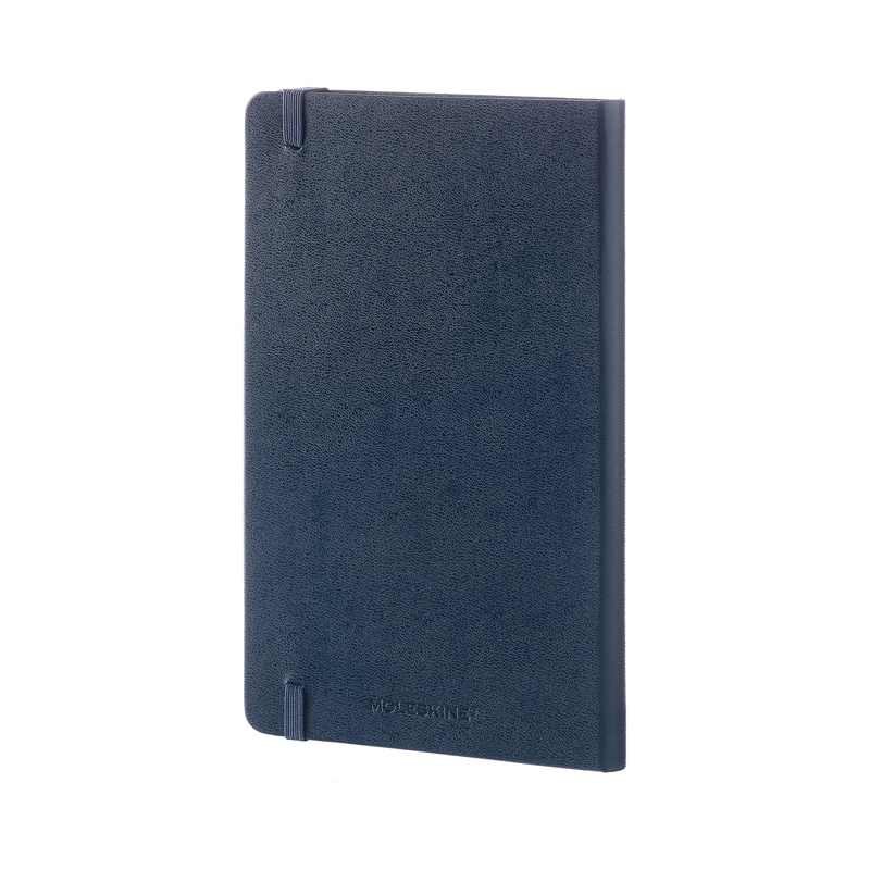 Moleskine Classic Notizbuch, Hardcover, A5, blanco, saphirblau - 8051272893687_02_ow