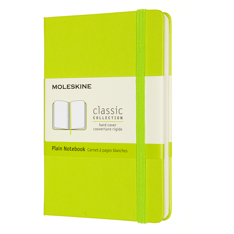 Moleskine Classic Notizbuch, Hardcover, A6, blanco, limettengrün - 8056420850864_01_ow