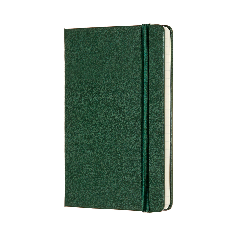 Moleskine Classic Notizbuch, Hardcover, A6, liniert, myrtengrün - 8058647629025_02_ow