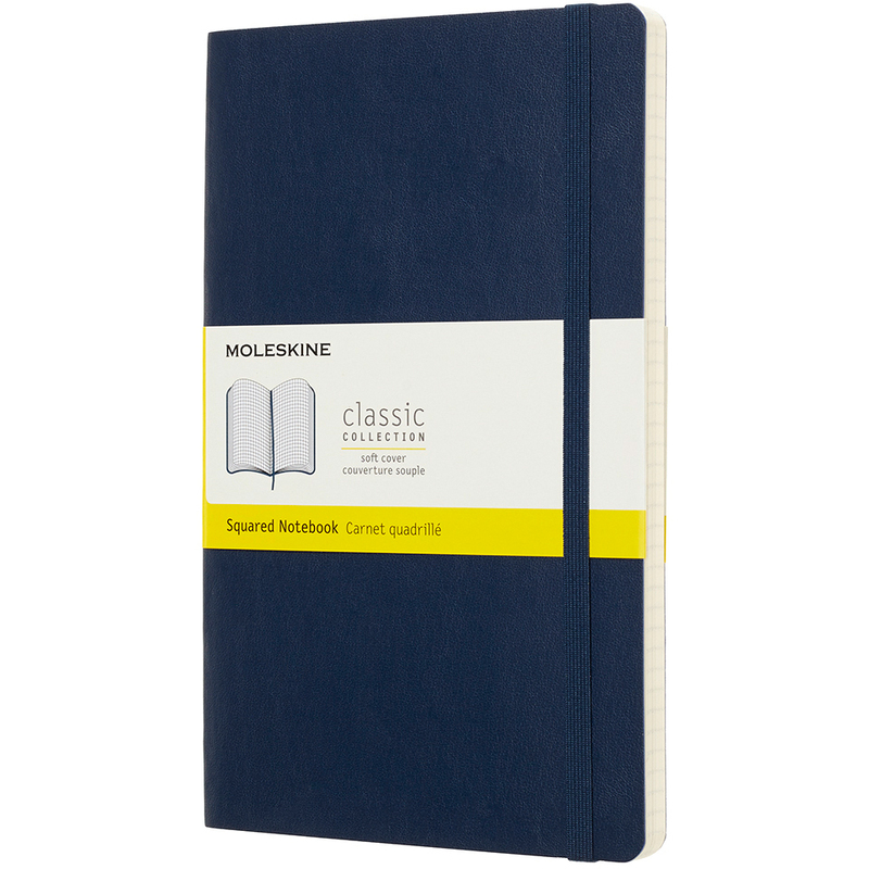 Moleskine Classic Notizbuch, Softcover, A5, saphir blau - 8058341715598_01_ow
