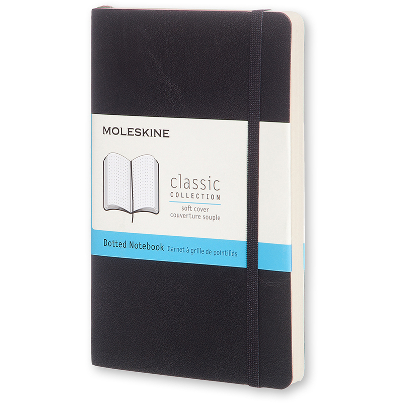 Moleskine Classic Notizbuch, Softcover, A6, gepunktet, schwarz - 8051272892734_01_ow