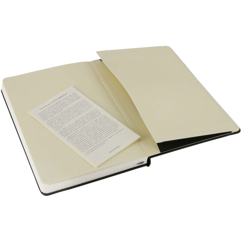 Moleskine Classic Notizbuch, Hardcover, A5, kariert 5 mm, schwarz - 9788883701139_03_ow