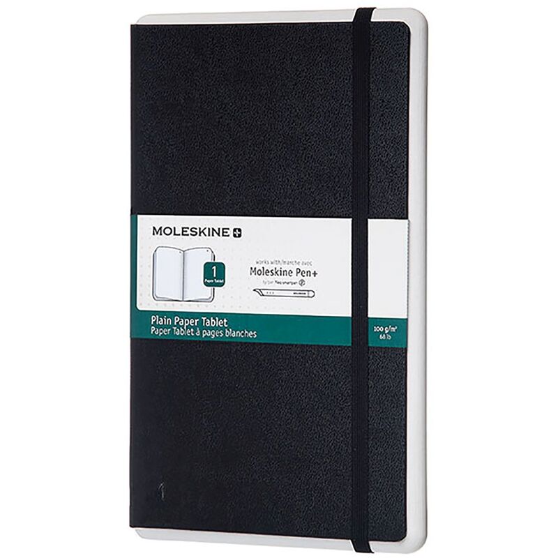 Moleskine Notizbuch Paper Tablet Version 1, A5, blanco, schwarz - 8051272894783_01_ow