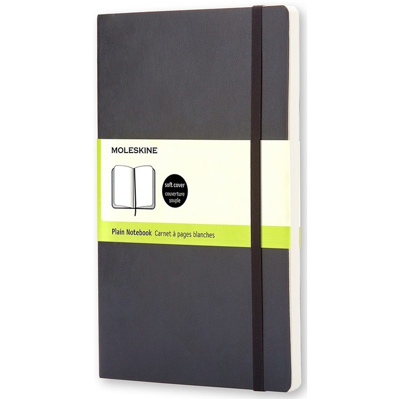 Moleskine Classic Notizbuch, Softcover, A5, blanco, schwarz - 9788883707209_01_ow